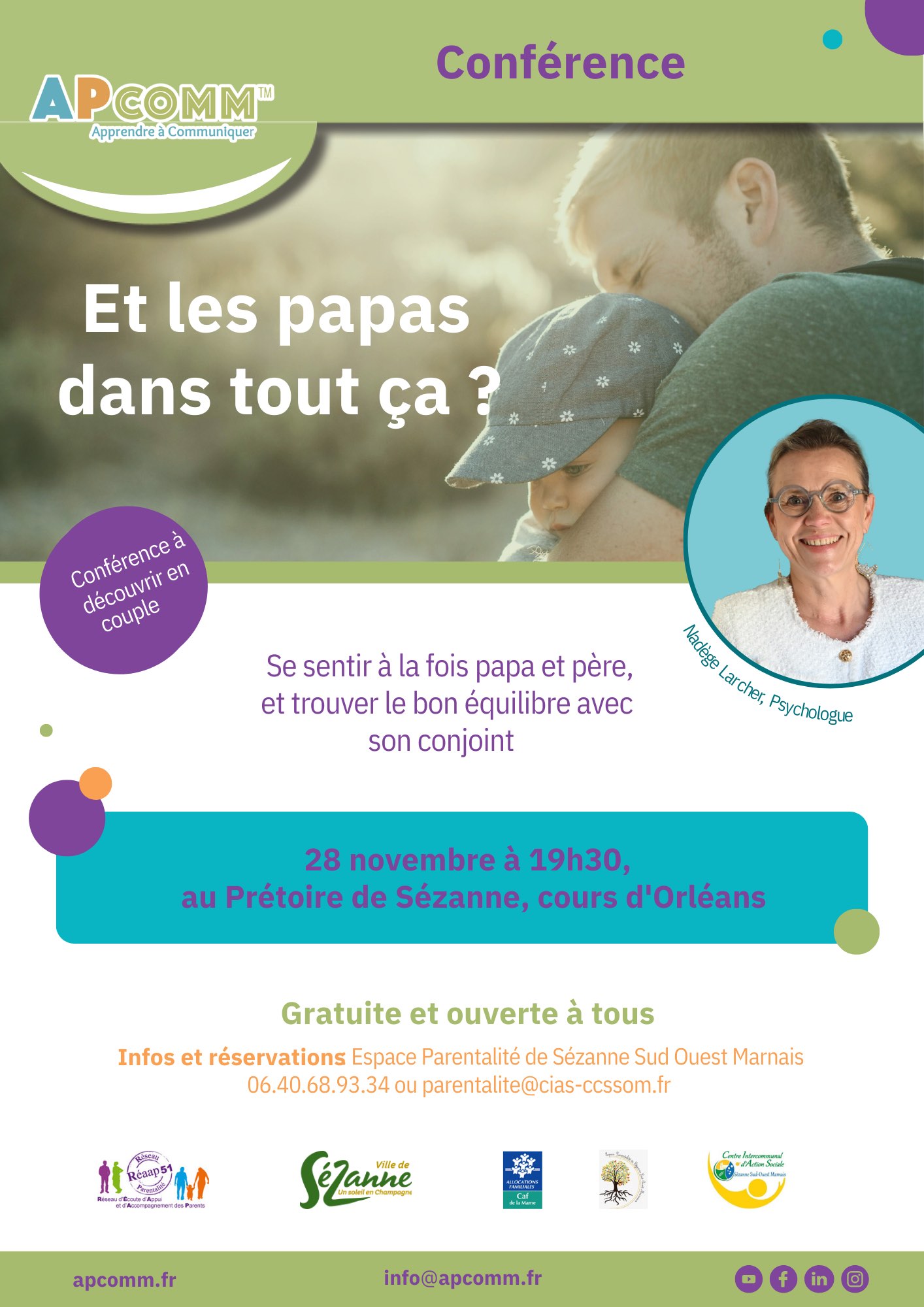 conférence à Sezanne et les pappas dans tout ça ?