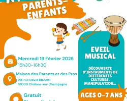 Ateliers du réseau de parentalité châlonnais en février 2024